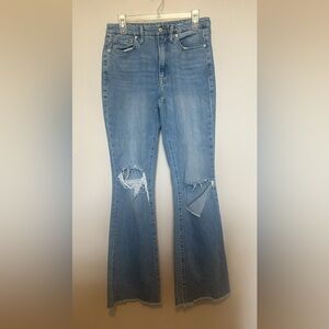 Good American Size 10 Flare Jeans